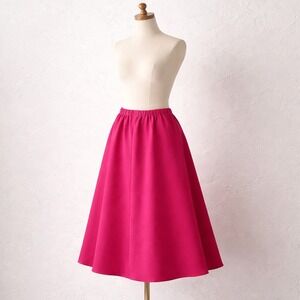 Vintage Bold Bright Vintage Cottagecore Elegant Midi Skirt